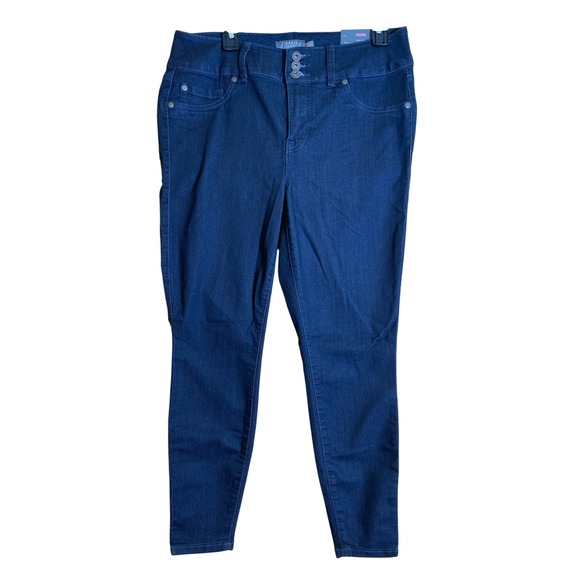 torrid Denim - Torrid Rinse Jegging S High Rise 3-Button Super Skinny Dark Wash Jeans 12S NEW